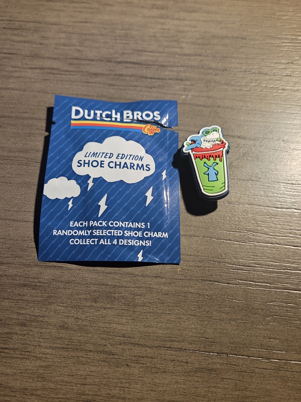 Dutch Bros Limited Edition Shoe Charm Shark